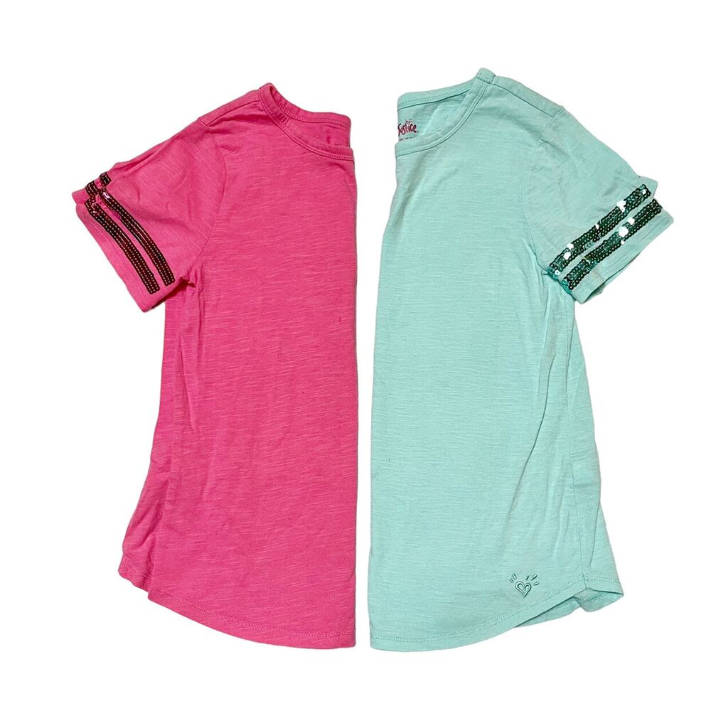 Justice Sequin Shirt Bundle Size 10